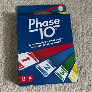 Phase 10 card game. New in box.